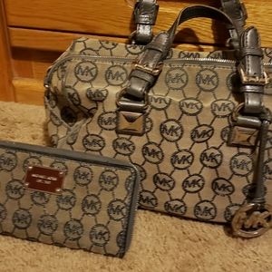 MK purse and matching wallet